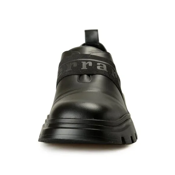 Scuderia Ferrari Men\'s Black Leather \